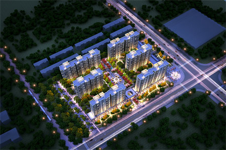 旗城家园一楼102平三室带车库87万可按揭